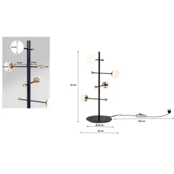 Best Tischleuchte Trapez 52 Tischleuchten