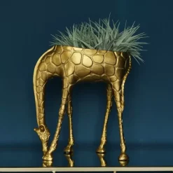 Ubertopf Giraffe Greta,Gold Deko & Geschenkartikel