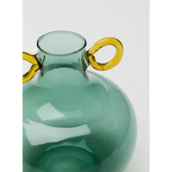 Discount Vase Amore Handle Blau 16Cm Vasen