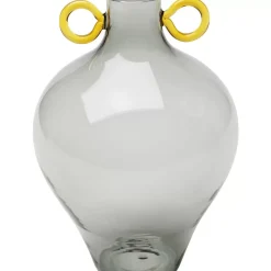Hot Vase Amore Handle Grau 23Cm Vasen