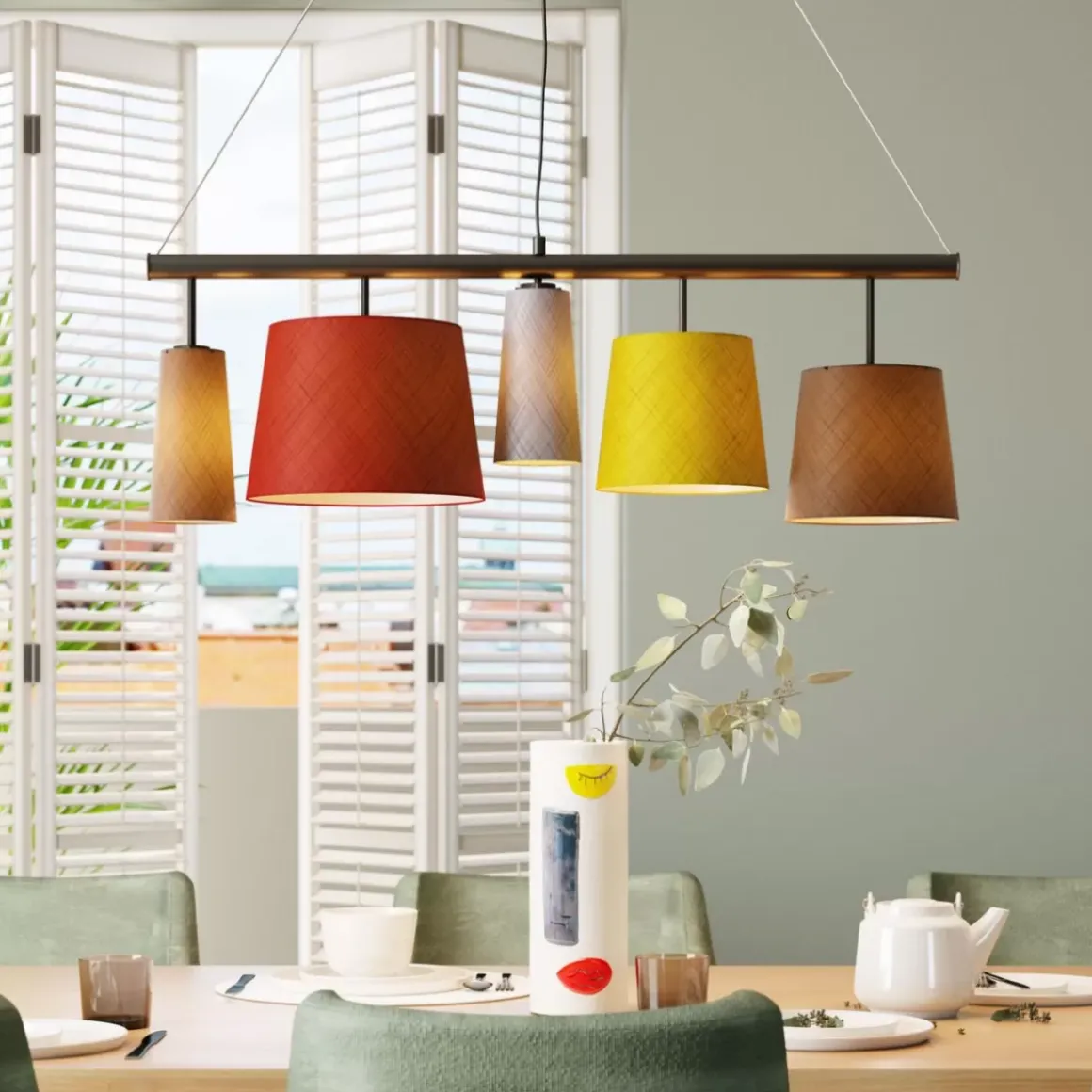 New Vase Art Face Colore 33 Vasen