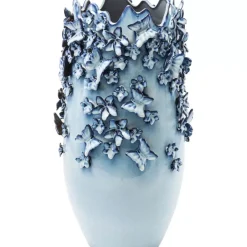 Best Vase Butterflies Lightblue 50Cm Vasen