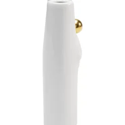 Clearance Vase Funny Teeth Weis 16Cm Vasen