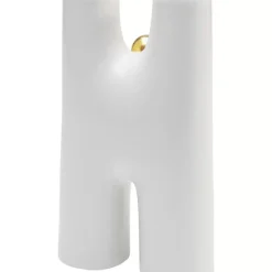 Clearance Vase Funny Teeth Weis 16Cm Vasen