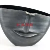 Online Vase Half Face Anthrazit 31Cm Vasen