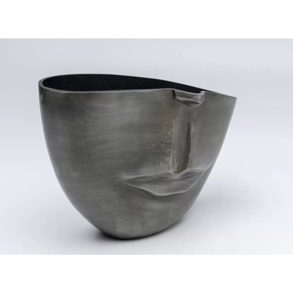 Online Vase Half Face Anthrazit 31Cm Vasen