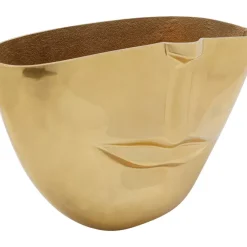 Online Vase Half Face Gold 46Cm Vasen