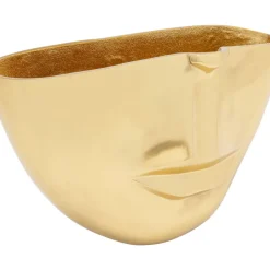 Discount Vase Half Face Gold 38Cm Vasen
