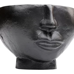 Best Vase Half Face Schwarz 23Cm Vasen