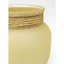 Vase Isola Storm Gelb 18Cm Vasen