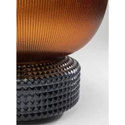 New Vase Marvelous Duo Amber Grau 22Cm Vasen