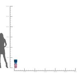 New Vase Marvelous Duo Blau Lila 40Cm Vasen