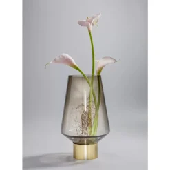 Vase Noble Braun 40Cm Vasen