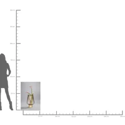 Vase Noble Braun 40Cm Vasen