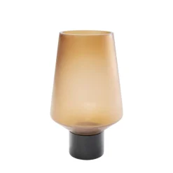 Clearance Vase Noble Ring Amber Matt 26Cm Vasen