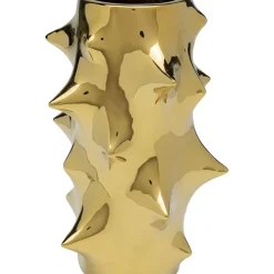 Sale Vase Pointy Gold 25Cm Vasen