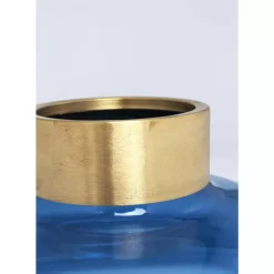 New Vase Positano Belly Blau 21Cm Vasen