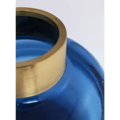 New Vase Positano Belly Blau 21Cm Vasen