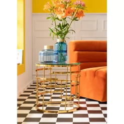 New Vase Positano Belly Blau 21Cm Vasen