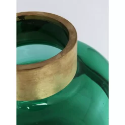 Hot Vase Positano Belly Grun 21Cm Vasen