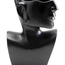 Online Vase Rostro Side Schwarz 27Cm Vasen