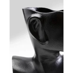 Online Vase Rostro Side Schwarz 27Cm Vasen