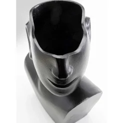 Online Vase Rostro Side Schwarz 27Cm Vasen