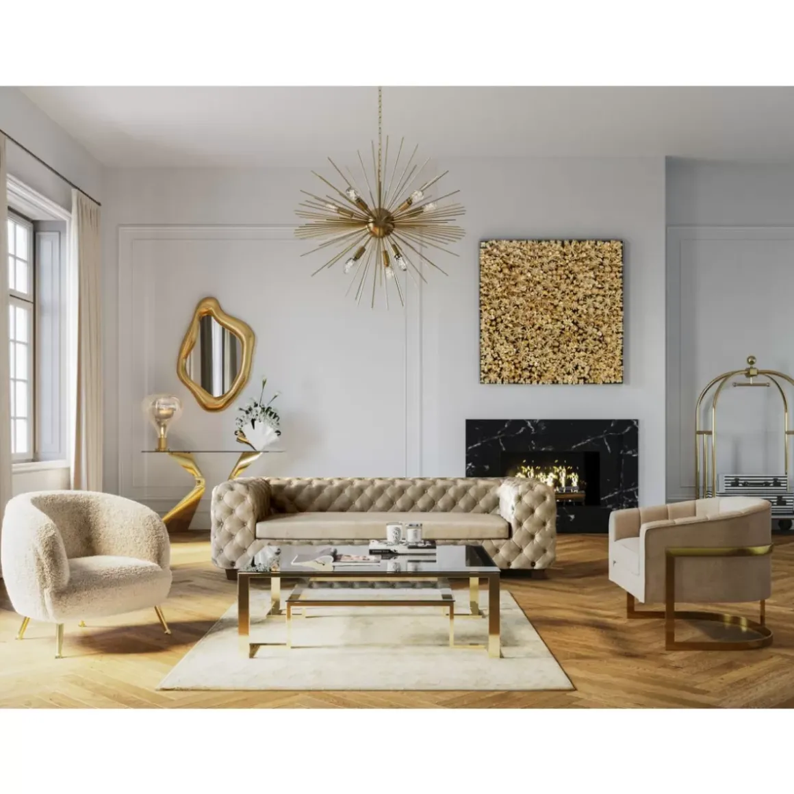 Online Vip Gepackwagen Vegas Gold Kleinmöbel & Sonstiges