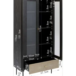 Clearance Vitrine Milano 170X80 Regale