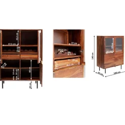 Vitrine Ravello 100 Regale