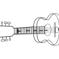Wandgarderobe Guitar 81Cm Kleinmöbel & Sonstiges