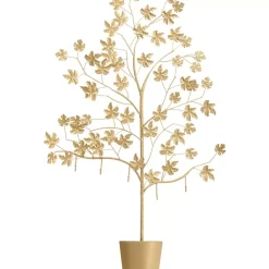 Discount Wandgarderobe Leafline Gold 93Cm Kleinmöbel & Sonstiges