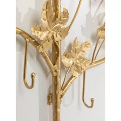 Discount Wandgarderobe Leafline Gold 93Cm Kleinmöbel & Sonstiges