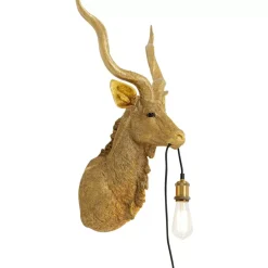 Best Wandleuchte Animal Goat Gold 45X74Cm Wandleuchten