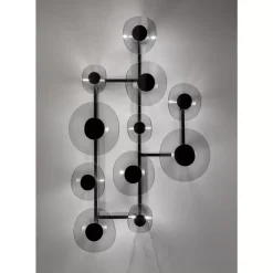 Sale Wandleuchte Mariposa Schwarz Smoke 116X198Cm Wandleuchten