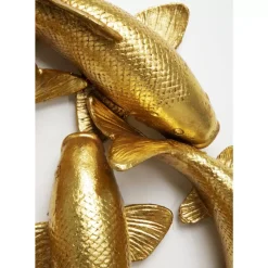 Sale Wandobjekt School Of Koi Gold O102Cm Bilder