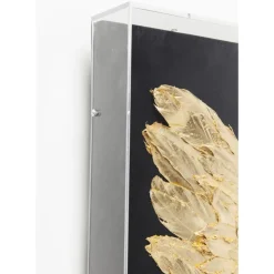 Online Wandschmuck Wings Gold Black 120X120Cm Bilder