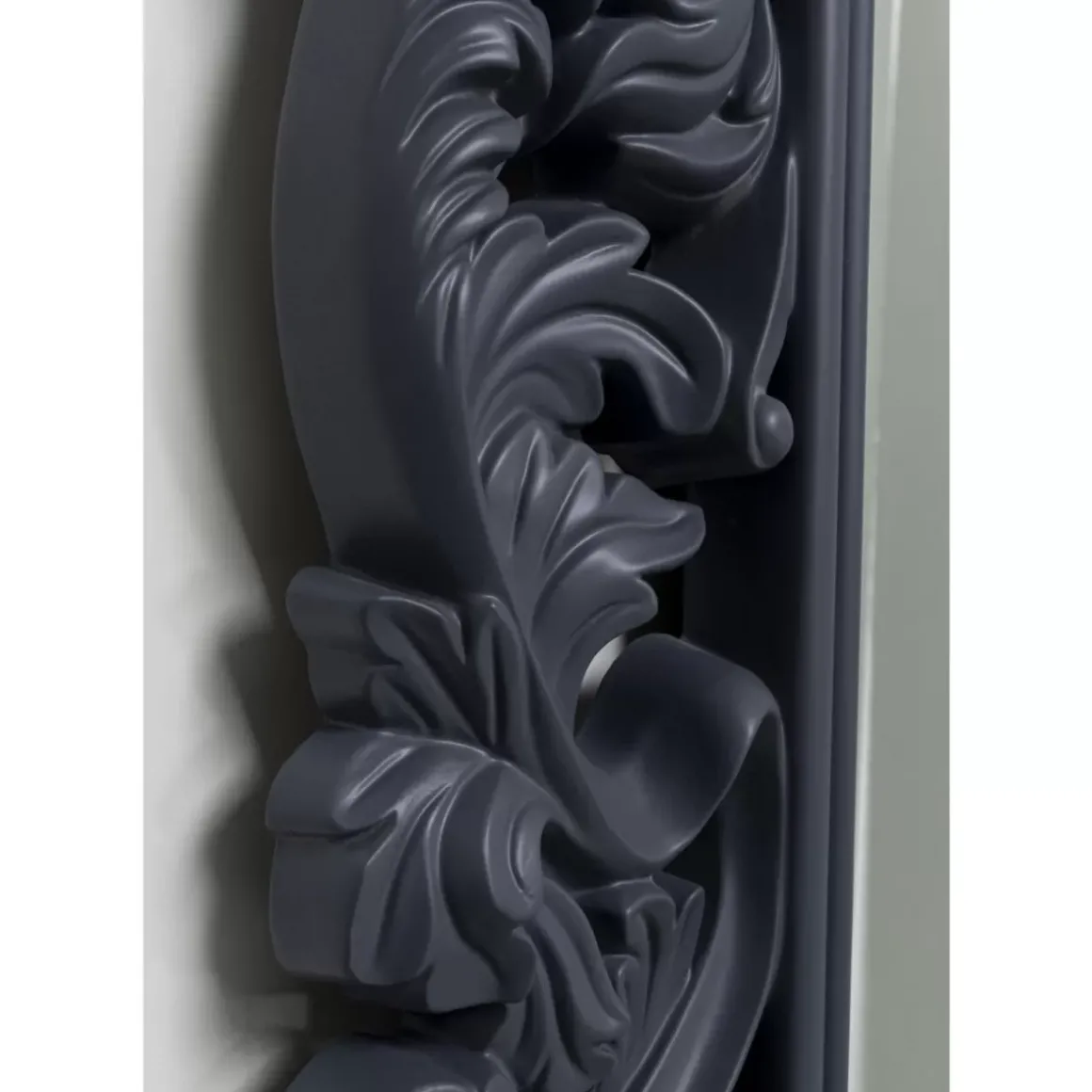 New Wandspiegel Baroque Valentina Grau 100X190Cm Spiegel