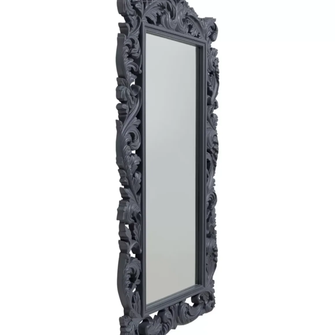 New Wandspiegel Baroque Valentina Grau 100X190Cm Spiegel