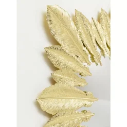 New Wandspiegel Feather Dress Gold 49X69Cm Spiegel