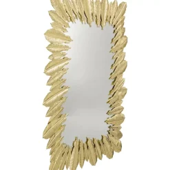 New Wandspiegel Feather Dress Gold 49X69Cm Spiegel