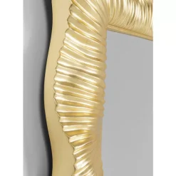 Sale Wandspiegel Wavy Brass 94X124Cm Spiegel