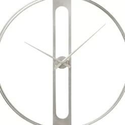 Outlet Wanduhr Clip Silber O60Cm Uhren