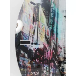 Outlet Wanduhr Glas Times Square O80Cm Uhren