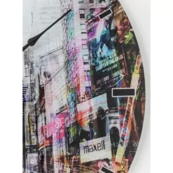 Outlet Wanduhr Glas Times Square O80Cm Uhren