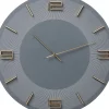 Wanduhr Leonardo Grau/Gold Uhren