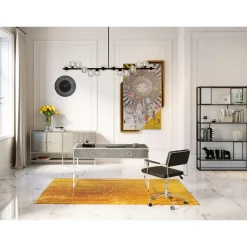 New Wanduhr Leonardo Schwarz/Gold 50 Uhren