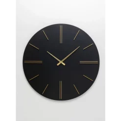 Discount Wanduhr Luca Schwarz O70Cm Uhren