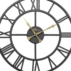 Wanduhr Roman Schwarz O41Cm Uhren