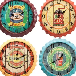 Clearance Wanduhr Vintage Coffee Sortiert Uhren